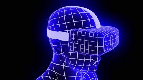 VR-virtual-reality-headset-hologram-futuristic-animation-hmd-game-tech-loop-4k
